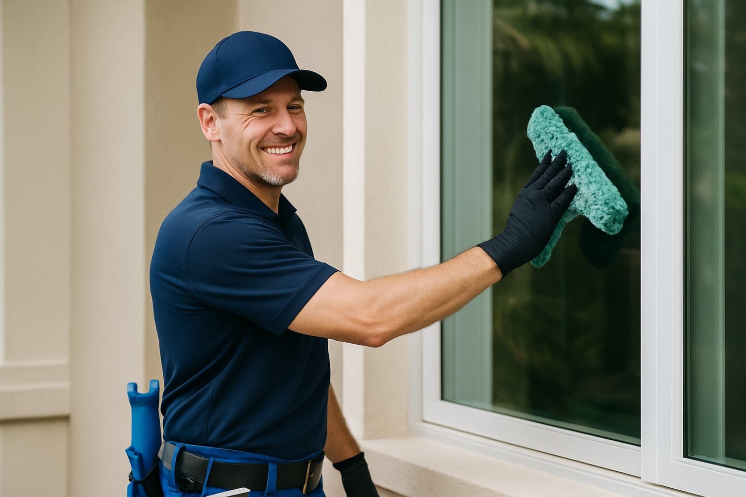 man-2-cleaning-window Man clean small window